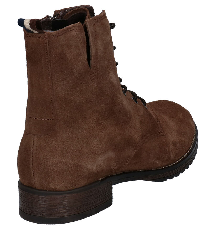 Hush Puppies Galmo Bottillons en Brun en daim (292706)