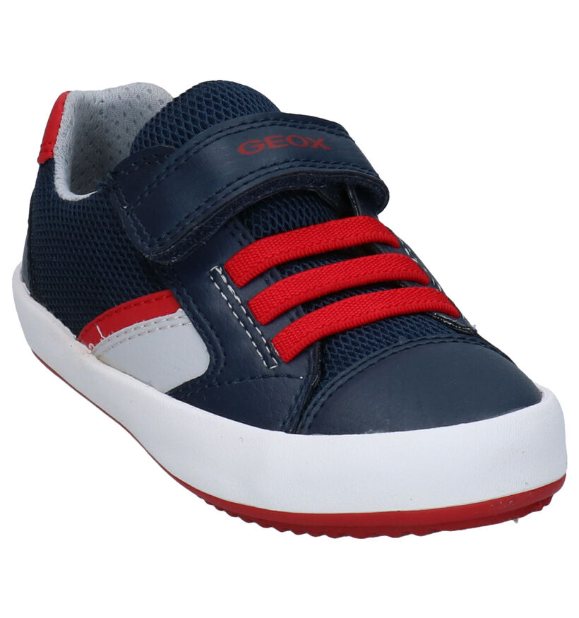 Geox Gisli Baskets en Bleu en cuir (287079)