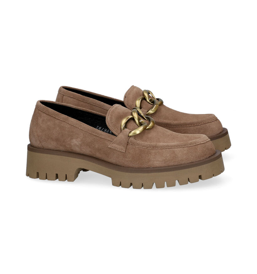 Bruno Premi Chaussures à enfiler en Taupe pour femmes (300071)