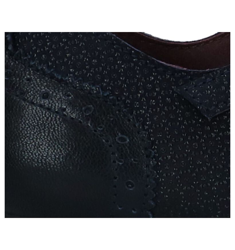 Brako Anatomics Donker Blauwe Pumps Comfort in leer (232686)