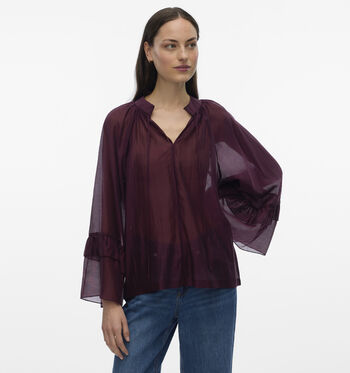 Vero Moda Blouses Paars