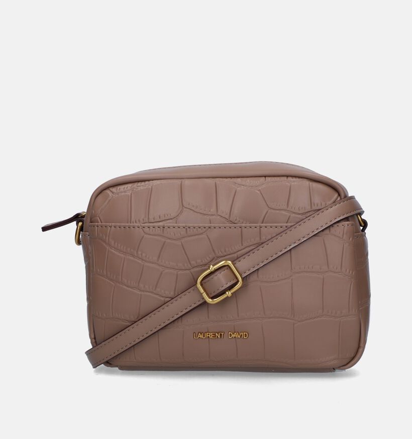 Laurent David Taupe Crossbody Tas voor dames (333639)