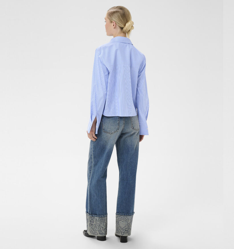 Culture Ebony Short Blauwe Hemd voor dames (377016)
