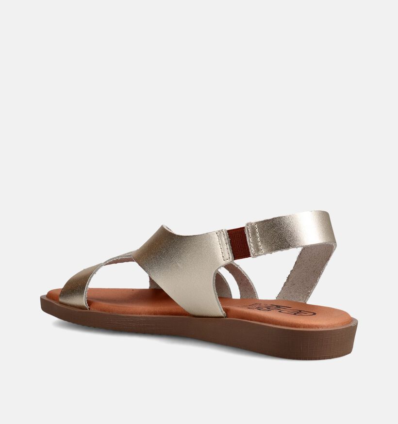 Hee Sandales plates en Or pour femmes (372493)