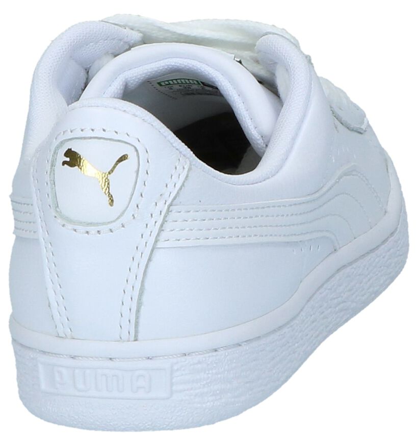 Witte Puma Sneakers in leer (235714)