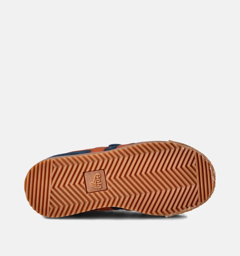 Gola Harrier Strap Chaussures à scratch en Bleu pour garçons (365536)