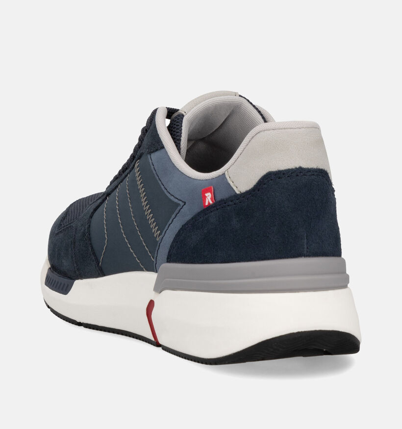 Rieker R-Evolution Blauwe Veterschoenen voor heren (351318) - geschikt voor steunzolen