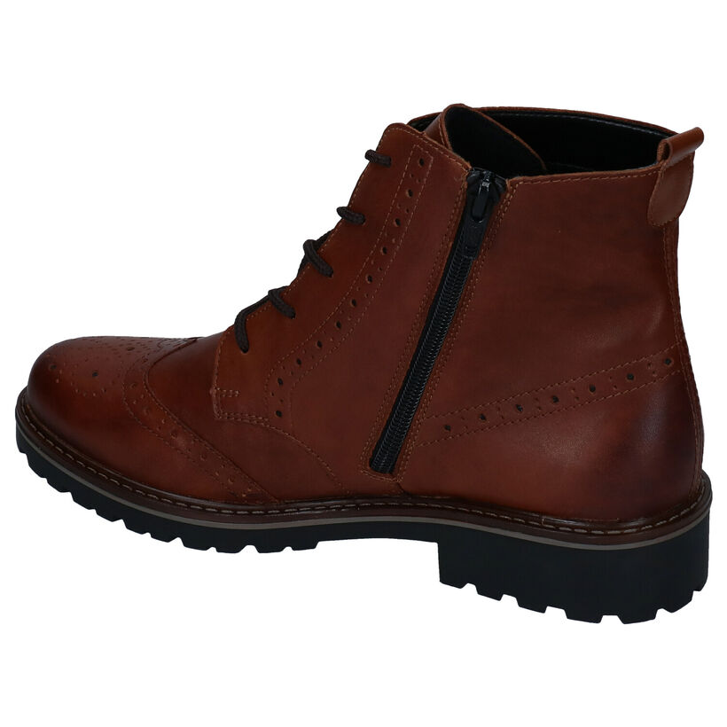 Remonte Bottines en Cognac en cuir (298054)