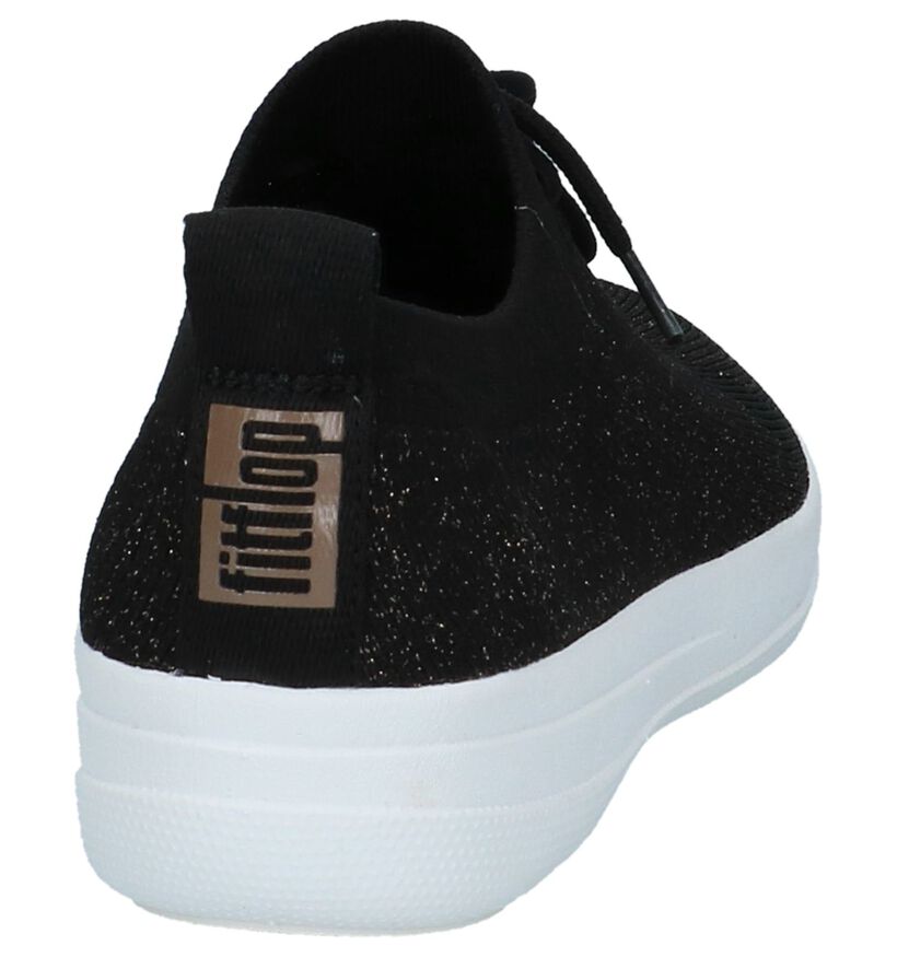 FitFlop F-Sporty Uberknit Sneakers Zwart, , pdp