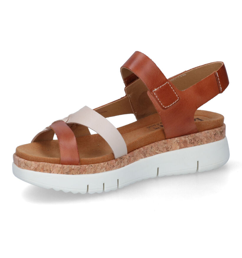 Pikolinos Palma Cognac Sandalen in leer (308107)