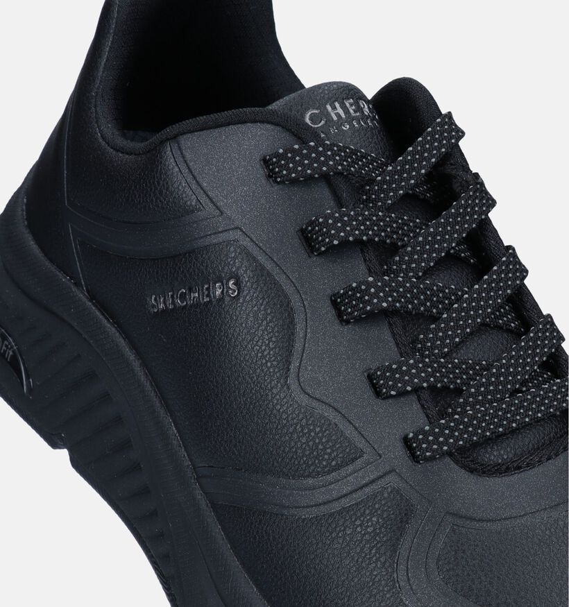 Skechers Arch Fit S-Miles Baskets en Noir pour femmes (334194) - pour semelles orthopédiques