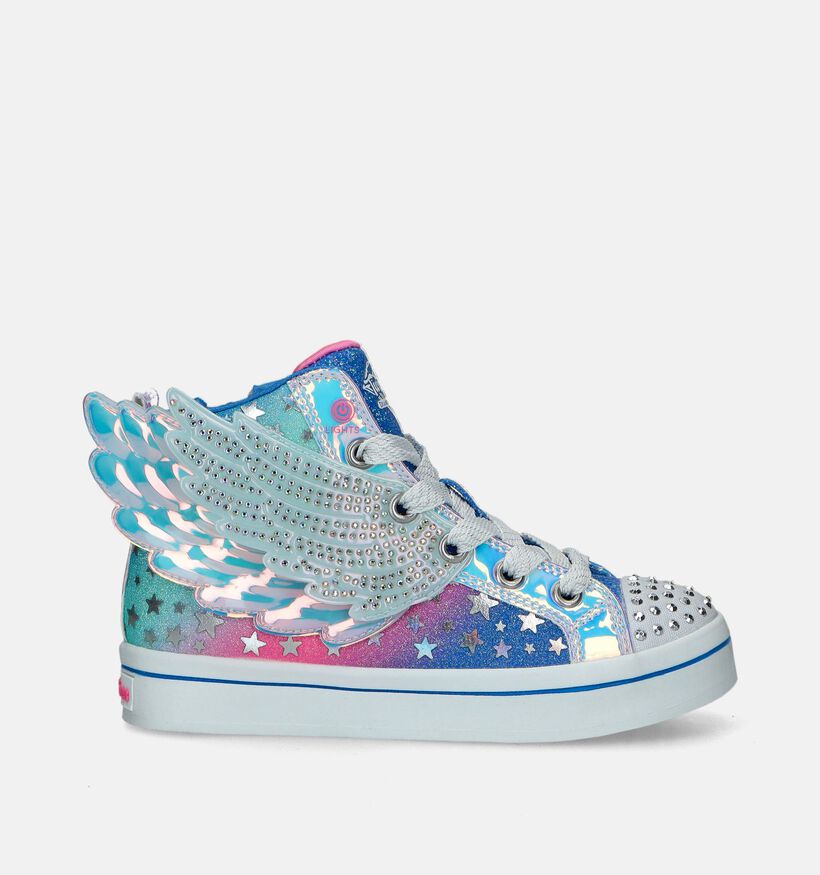 Skechers Twi-Lites 2.0 Baskets en Bleu pour filles (345262)