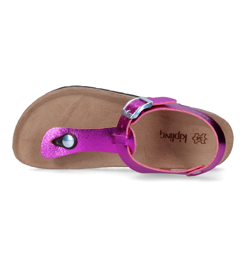 Kipling Monica Sandales en Fuchsia en cuir (324455)