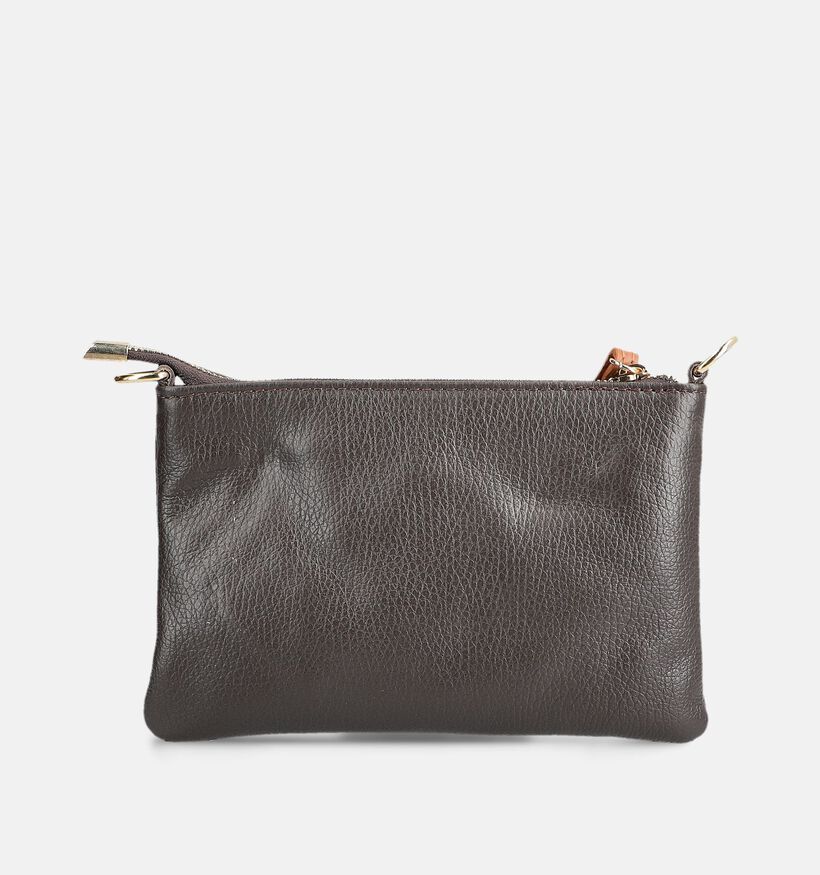 Via Limone Donkerbruine Crossbodytas voor dames (385037)