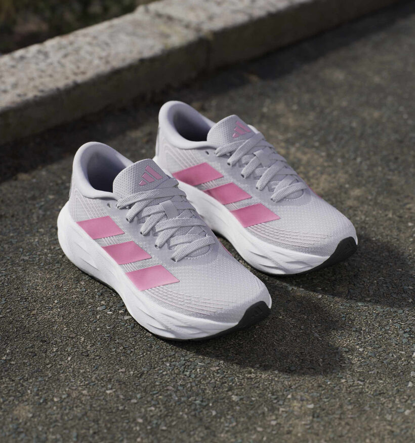 adidas Galaxy 8 Grijze/Roze Sneakers voor meisjes (375415)