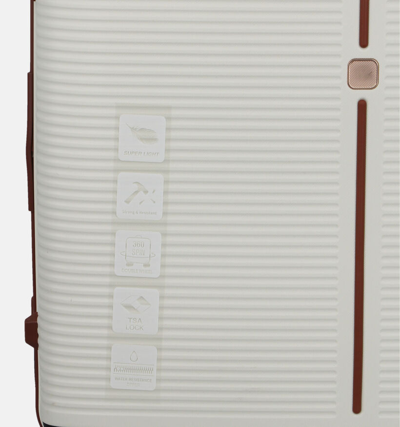Origin Ecru/Cognac Reiskoffer Medium voor dames (376179)