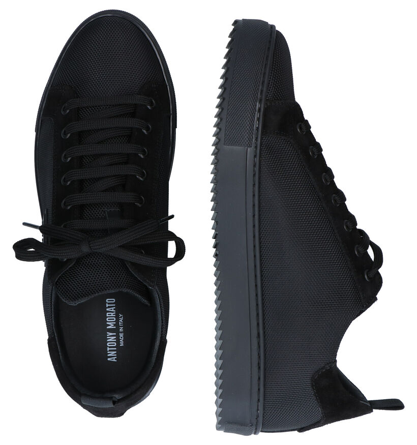 Antony Morato Zwarte Veterschoenen in nubuck (296825)