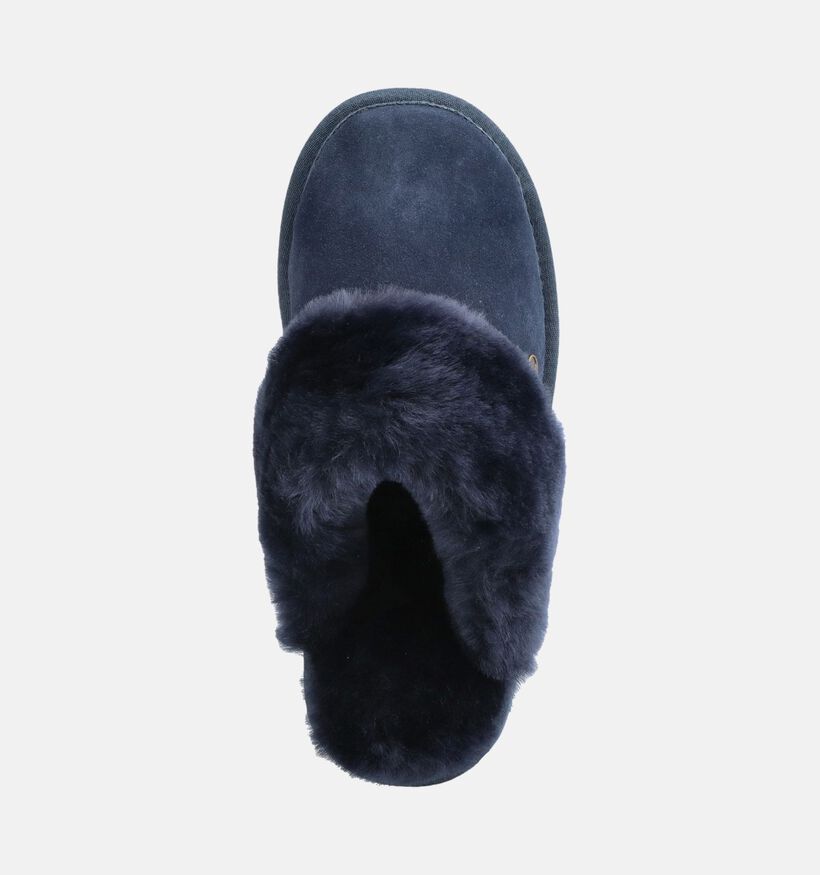 Warmbat Flurry Pantoufles ouvertes en Bleu fonc&eacute; pour femmes (379627)
