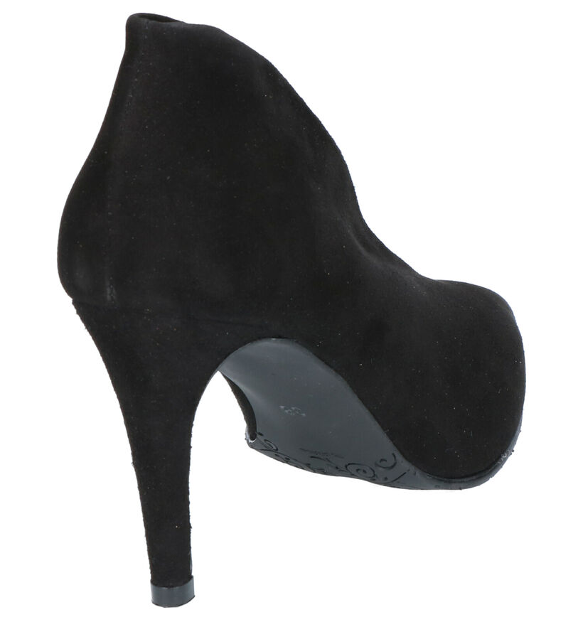 Sergio Turri Zwarte Pumps in nubuck (262605)