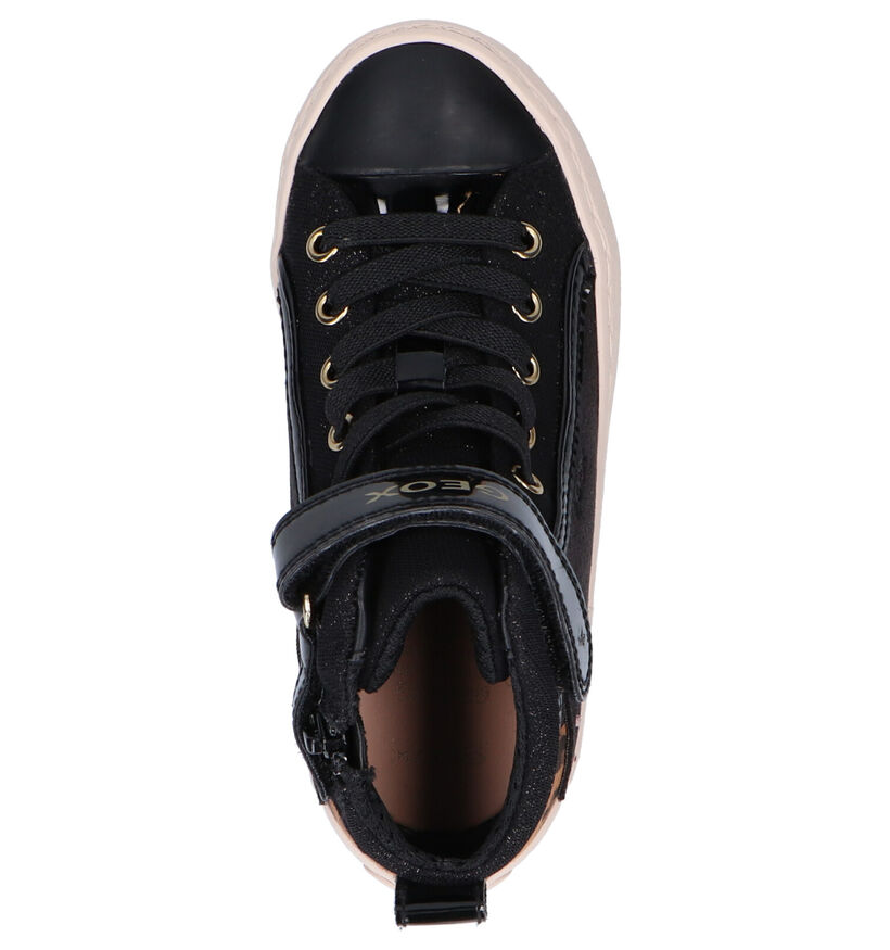 Geox Kalispera Baskets en Noir en simili cuir (295242)