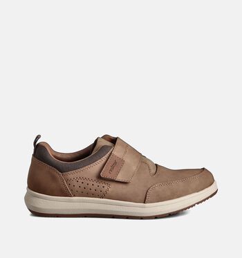 Velcroschoenen taupe