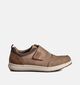 Rieker Taupe Velcroschoenen voor heren (355124) - geschikt voor steunzolen