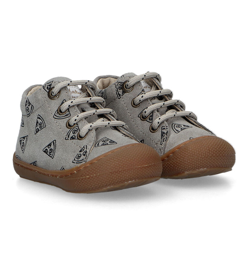 Naturino Cocoon Taupe Babyschoenen voor meisjes, jongens (331518) - geschikt voor steunzolen