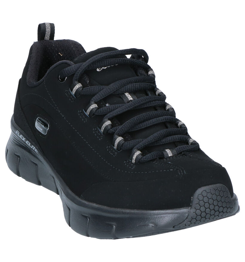 Skechers Synergy Baskets en Noir en textile (263228)