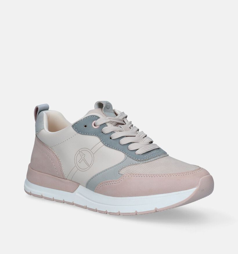 Tamaris Beige Sneakers voor dames (335948) - geschikt voor steunzolen