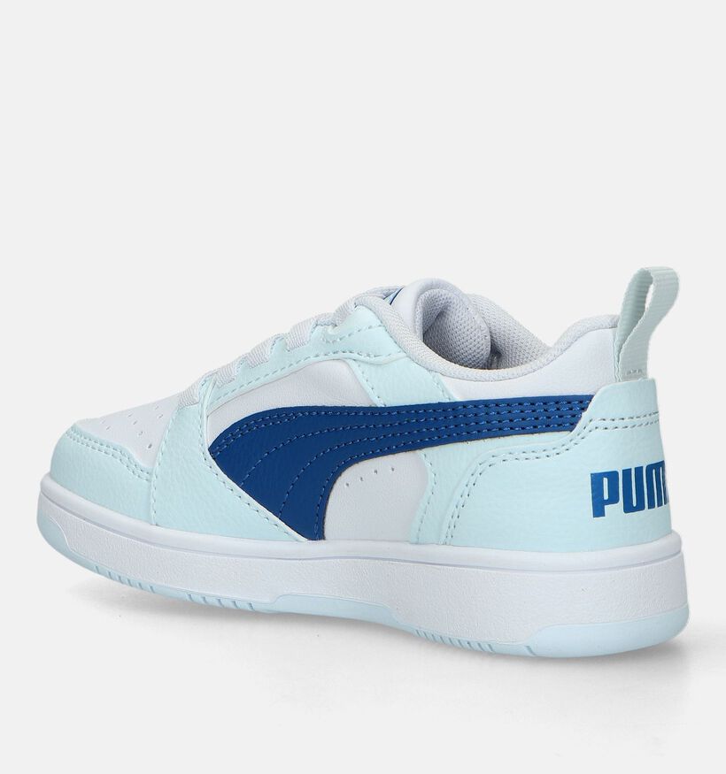 Puma Rebound v6 ac Blauwe Sneakers voor meisjes, jongens (334493) - geschikt voor steunzolen