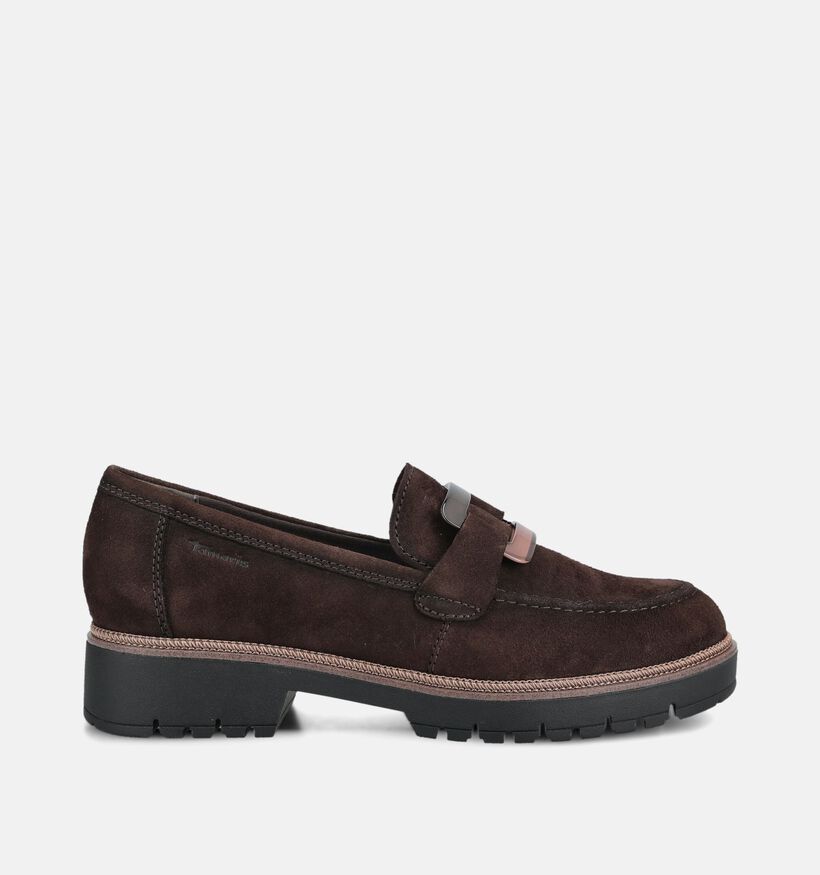 Tamaris Loafers en Brun fonc&eacute; pour femmes (376628)
