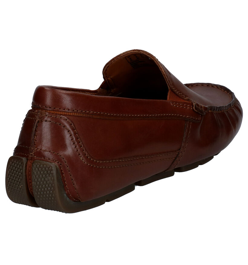 Clarks Markman Plain Mocassins en Cognac pour hommes (304488)