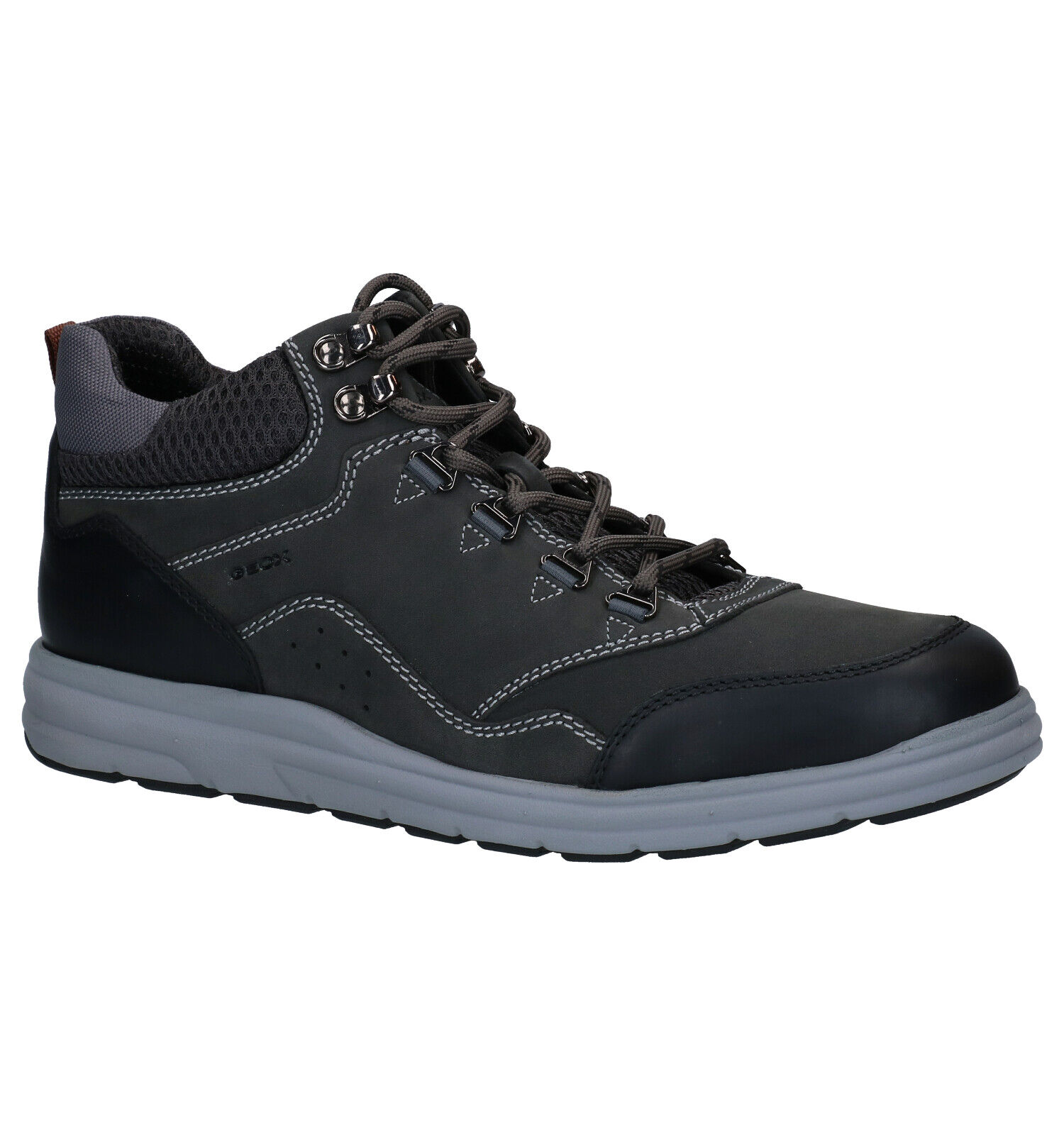 Geox Hallson Grijze Wandelschoenen Heren Outdoorschoenen Online op TORFS.BE