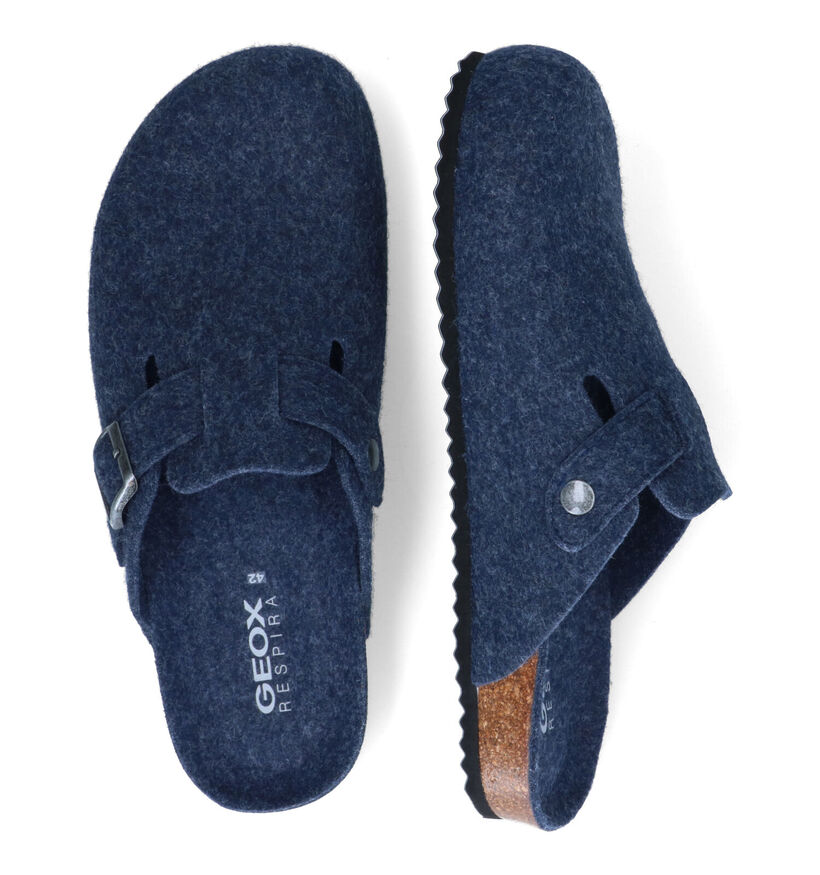 Geox Ghita Pantoufles en Bleu pour hommes (313682)