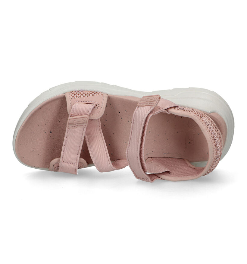 Teva Zymic Sandales en Rose en textile (322527)