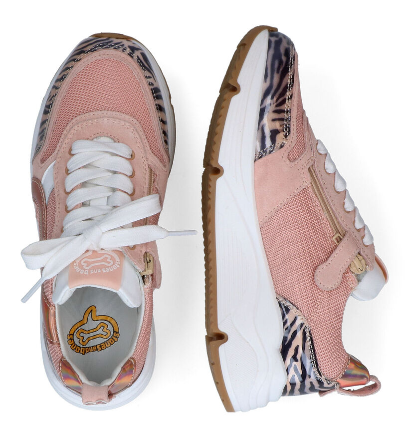STONES and BONES Falcan Baskets en Rose pour filles (304135) - pour semelles orthopédiques