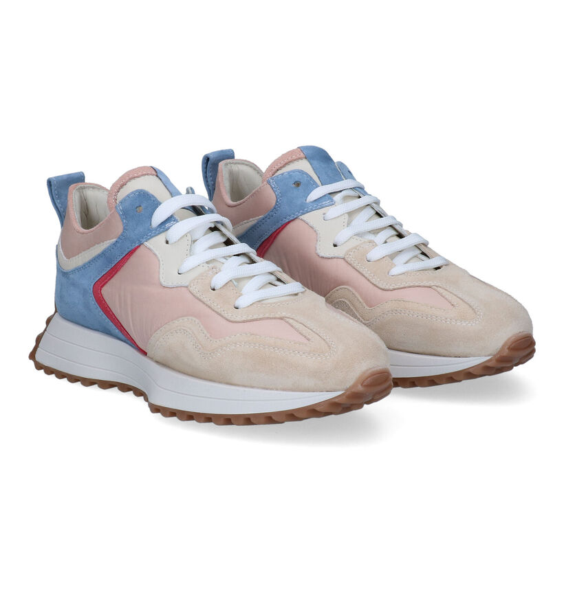 Signatur Roze Sneakers voor dames (309434) - geschikt voor steunzolen