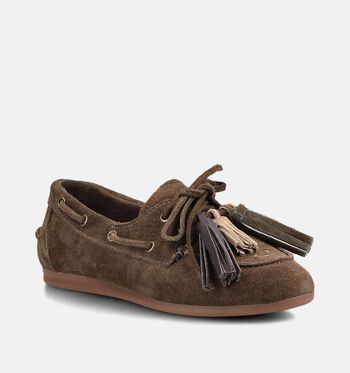 Poelman PS Poelman Lage schoenen Cognac/Roze/Groen