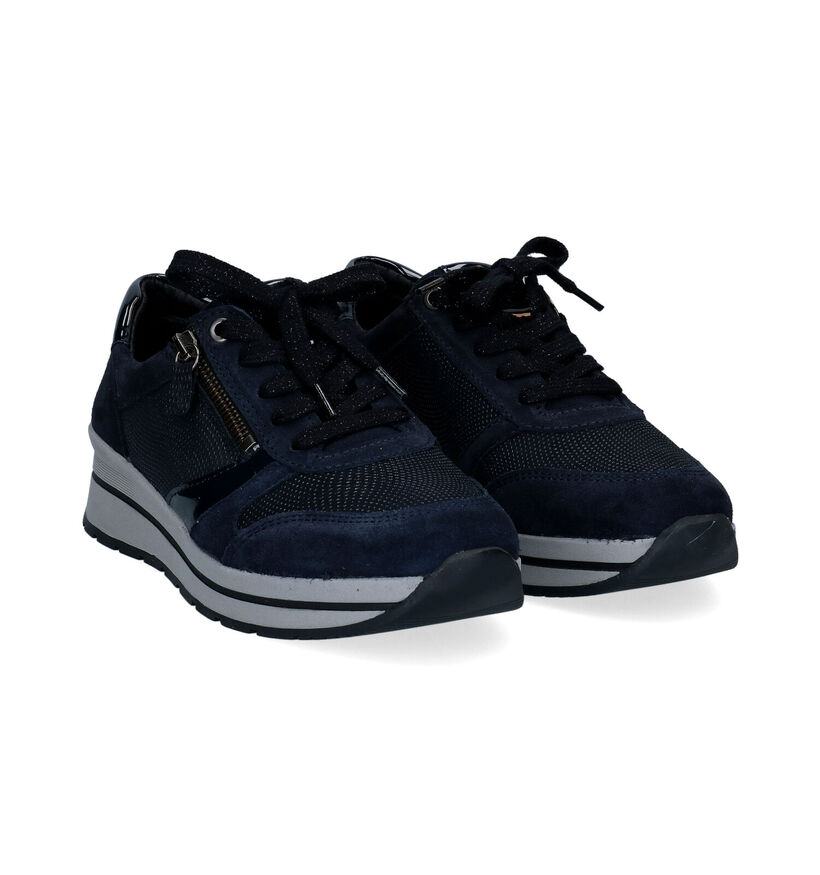 Solemade Ruby 58 Blauwe veterschoenen in leer (297362)