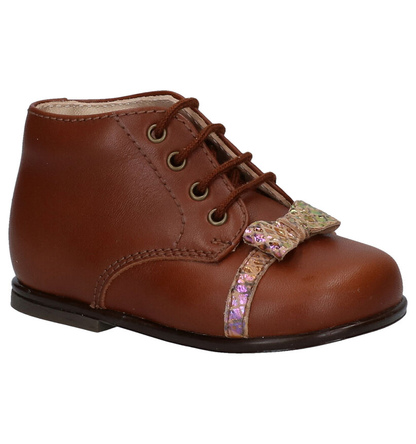 Beberlis Chaussures pour bébé  en Cognac en cuir (281144)
