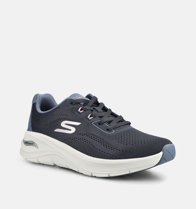 Skechers Arch Fit 3.0 Baskets en Bleu fonc&eacute; pour femmes (376918) - pour semelles orthop&eacute;diques