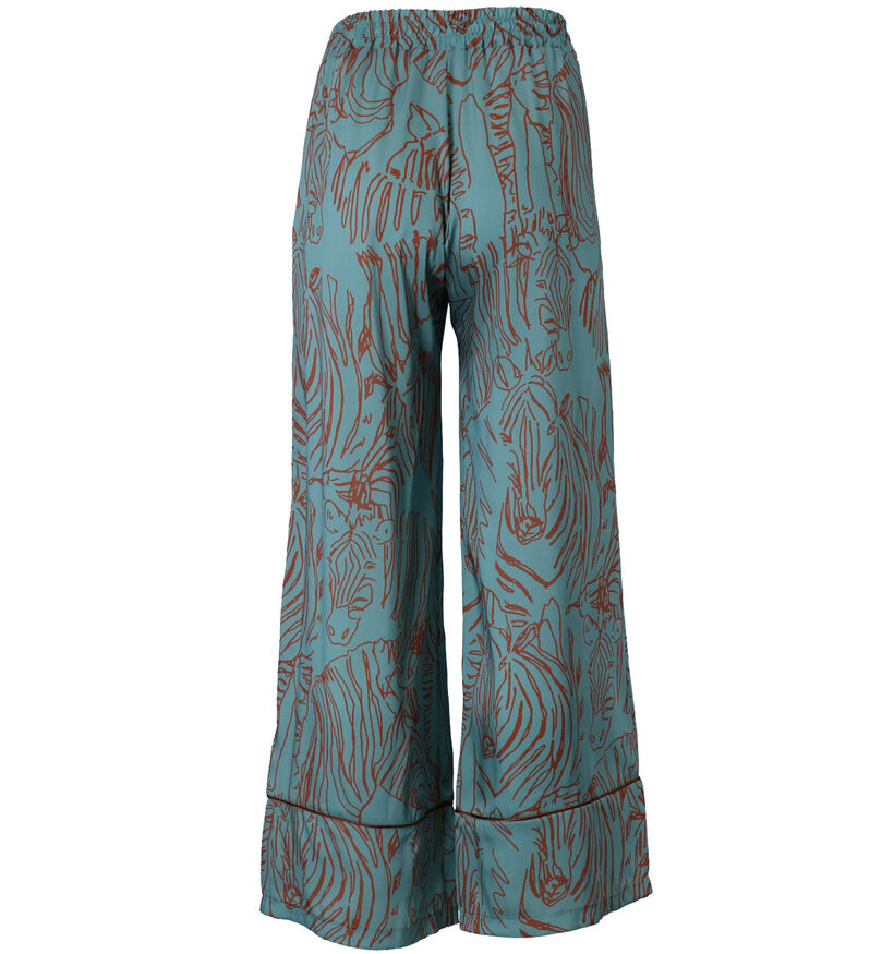 Giorgia & Johns Pantalon Large en Bleu (277193)