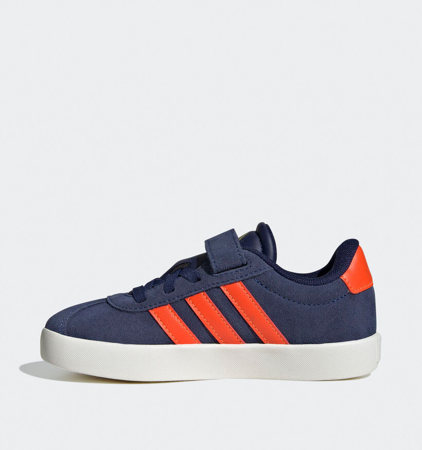 adidas VL COURT 3.0 Donkerblauwe Sneakers voor meisjes, jongens (366067) - geschikt voor steunzolen