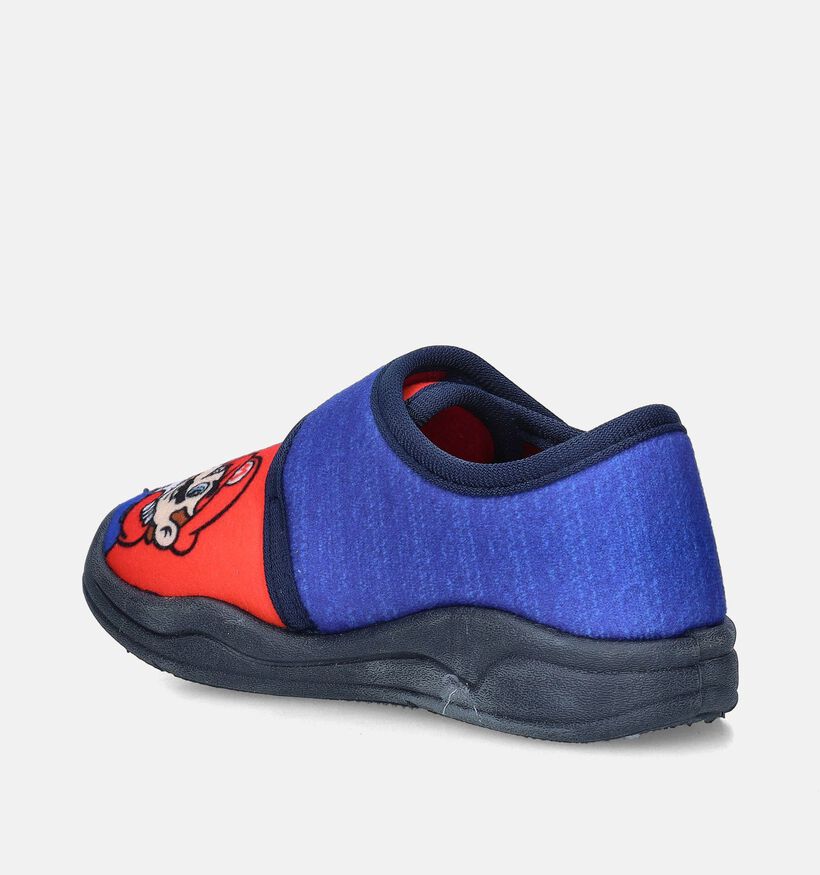 Super Mario Blauwe Pantoffels voor jongens (347219)