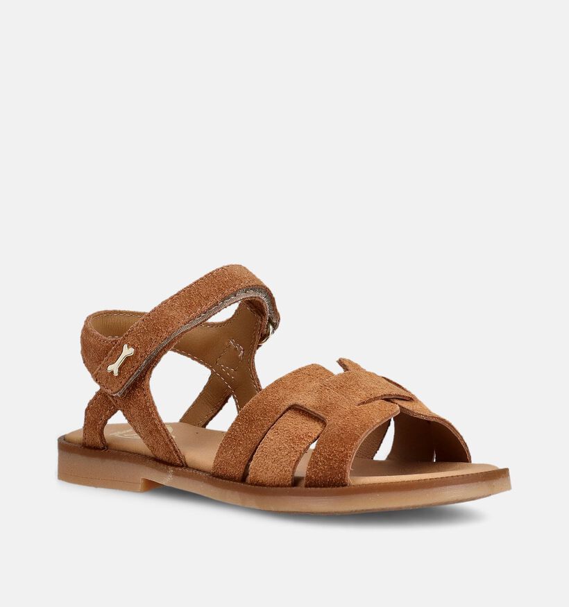 STONES and BONES Mayda Cognac Sandalen voor meisjes (373760)