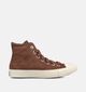 Converse Chuck Taylor All Start High Baskets en Marron pour femmes (376042) - pour semelles orthop&eacute;diques