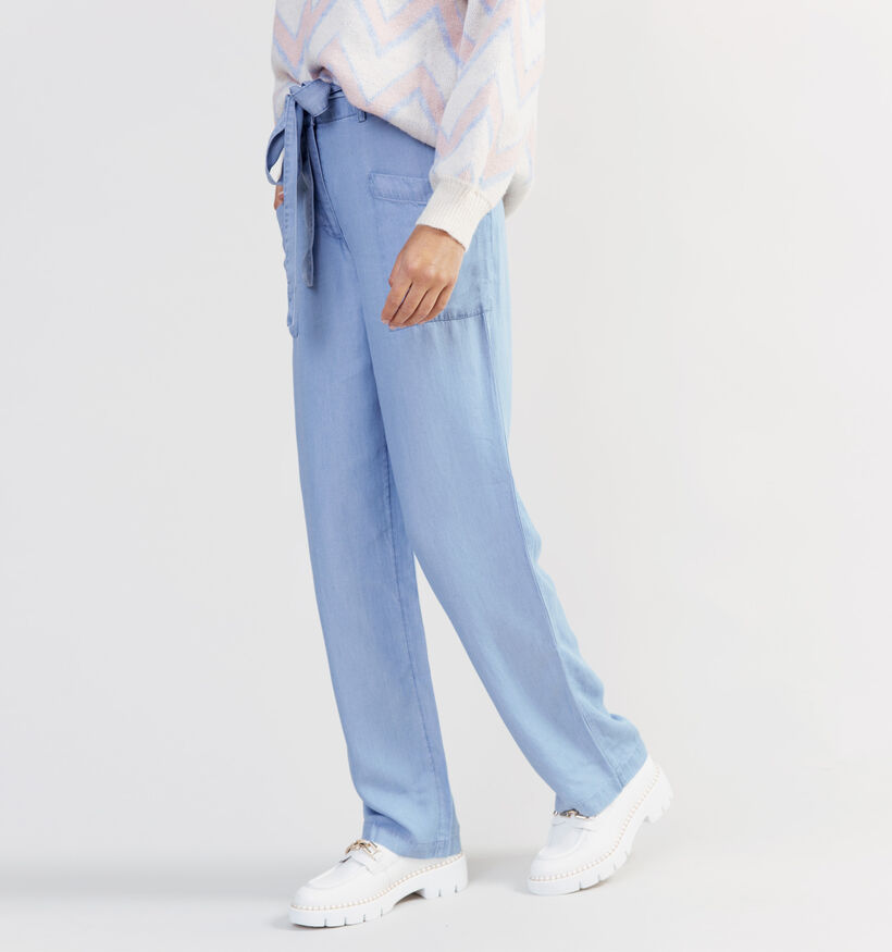 Vila Tinka Pantalon en Bleu pour femmes (328925)