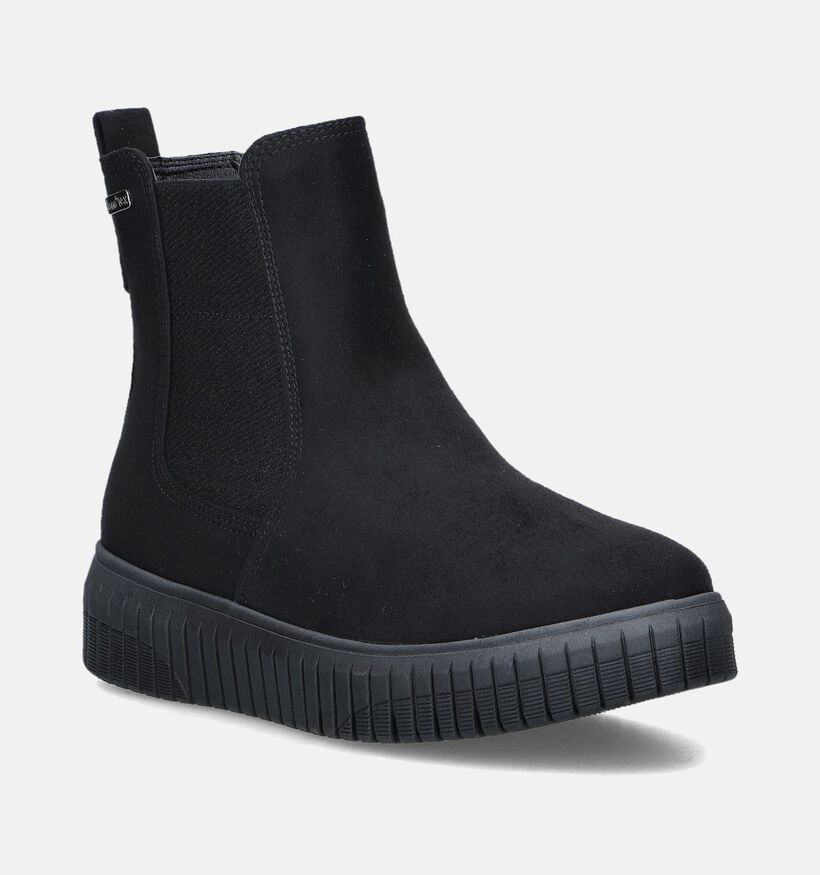 Jana Zwarte Chelsea boots voor dames (346393)