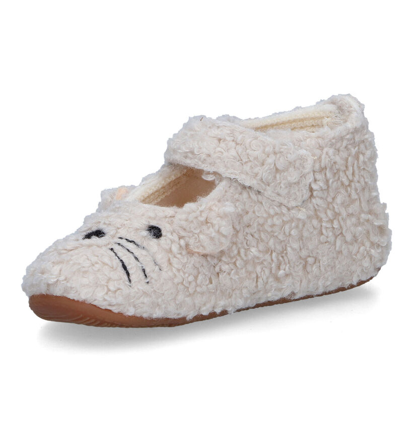 Living Kitzbühel Pantoufles pour bébé en Beige clair pour filles (317003)