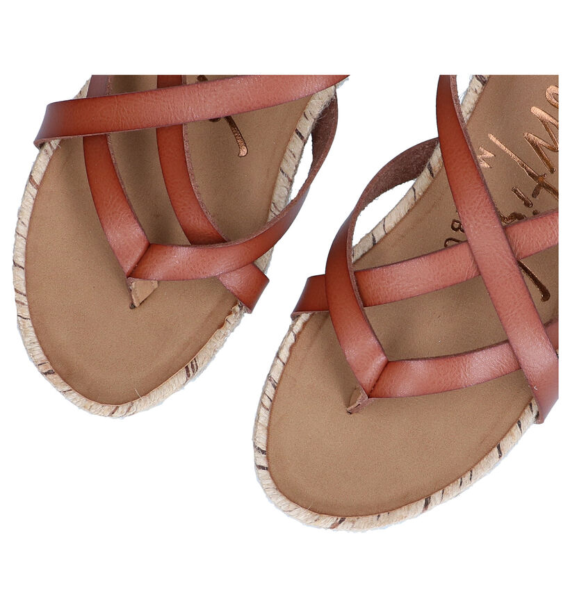 Blowfish Malibu Granola Rope Vegan Sandales en Cognac en simili cuir (289527)